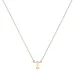 waterproof letter i ketting met hanger in verguld staal - My Letter
