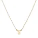 waterproof letter s ketting met hanger in verguld staal - My Letter