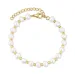 waterproof parel armband in verguld staal - OCEANA