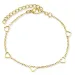 waterproof hart armband in verguld staal - OCEANA