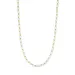 waterproof parel ketting in verguld staal - OCEANA