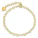 waterproof hart armband in verguld staal - OCEANA