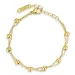 waterproof bolletje armband in verguld staal - OCEANA