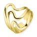 waterproof verstelbaar ring in verguld staal - OCEANA