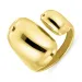 waterproof ring in verguld staal - OCEANA