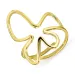 waterproof verstelbaar ring in verguld staal - OCEANA