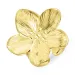 waterproof bloem verstelbaar ring in verguld staal - OCEANA