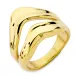 waterproof ring in verguld staal - OCEANA