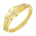 waterproof ring in verguld staal - OCEANA