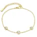 waterproof zirkoon armband in verguld staal - OCEANA