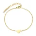 waterproof hart armband in verguld staal - OCEANA