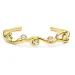 waterproof zirkoon armband in verguld staal - OCEANA
