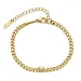 waterproof armband in verguld staal - OCEANA
