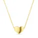 waterproof hart ketting in verguld staal - OCEANA