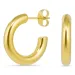4 x 21 mm waterproof halfcreool in verguld staal - OCEANA