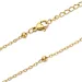 waterproof ketting in verguld staal - OCEANA