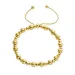 waterproof bolletje armband in verguld staal - OCEANA