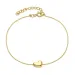 waterproof letter l armband in verguld staal - OCEANA