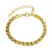 waterproof armband in verguld staal - OCEANA
