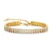 waterproof armband in verguld staal - OCEANA