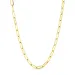 waterproof parel ketting met hanger in verguld staal - OCEANA
