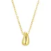 waterproof ketting met hanger in verguld staal - OCEANA