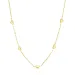 waterproof hart ketting in verguld staal - OCEANA