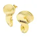 waterproof oorbellen in verguld staal - OCEANA