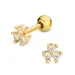 waterproof helix piercing in verguld staal - OCEANA