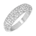 waterproof zirkoon ring in staal - OCEANA