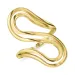 waterproof verstelbaar ring in verguld staal - OCEANA