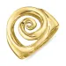 waterproof ring in verguld staal - OCEANA