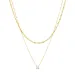 waterproof ketting in verguld staal - OCEANA