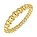 waterproof bolletje ring in verguld staal - OCEANA