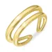 waterproof ring in verguld staal - OCEANA