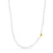 waterproof hart parel ketting met hanger in verguld staal - OCEANA