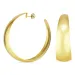 62 mm waterproof oorbellen in verguld staal - OCEANA