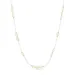 waterproof parel ketting in verguld staal - OCEANA