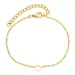 waterproof hart armband in verguld staal - OCEANA