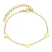 waterproof hart armband in verguld staal - OCEANA