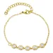 waterproof zirkoon armband in verguld staal - OCEANA