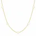 waterproof hart ketting in verguld staal - OCEANA