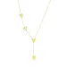 waterproof hart ketting in verguld staal - OCEANA