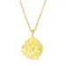 waterproof bloem ketting in verguld staal - OCEANA