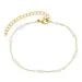 waterproof parel armband in verguld staal - OCEANA