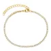 waterproof zirkoon armband in verguld staal - OCEANA
