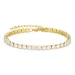 waterproof zirkoon armband in verguld staal - OCEANA