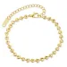 waterproof hart armband in verguld staal - OCEANA