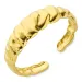 waterproof verstelbaar ring in verguld staal - OCEANA