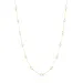 waterproof parel ketting in verguld staal - OCEANA